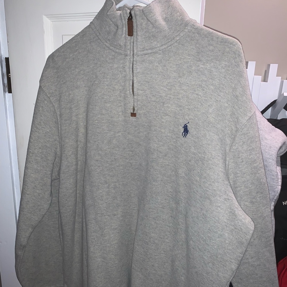 Mens Polo Quarter Zip